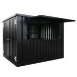 Conteneur à barres démontable 3 x 2 mètres XL noir RAL 9005 – Image 2
