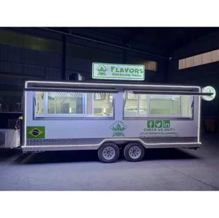 Camion Remorque de Restauration Mobile