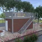 Conteneur Bar Mobile pour restaurant - Préfabriqué de 40 pieds modulaire – Image 6